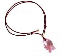 Gemshine - Damen - Armband - Fisch - *Light Rose* - Rosa - Vergoldet - MADE WITH SWAROVSKI ELEMENTS - Grenverstellbar