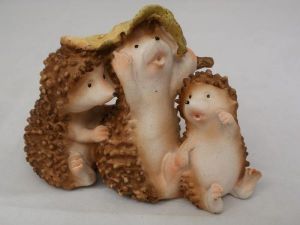 Niedliche Igel - Familie, 11 cm