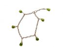 Gemshine - Damen - Armband - Vergoldet - Peridot - Tropfen - Facettiert - Grn - Grenverstellbar