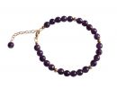 Gemshine - Damen - Armband  - Vergoldet - Amethyst- Facettiert - Violett - Lila