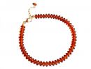 Gemshine - Damen - Armband - Vergoldet - Bernstein - Gelb - Orange